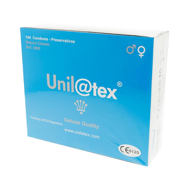 Preservativos Unilatex Natural caja de 144 unidades