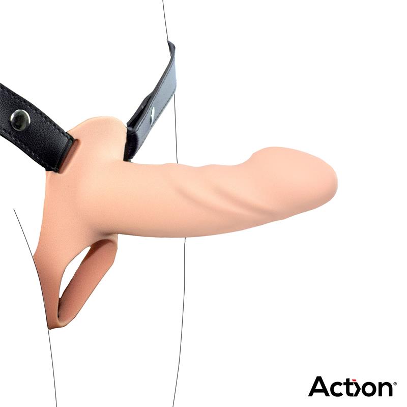 Action — Arnés strap-on con dildo hueco, talla S, imagen 4