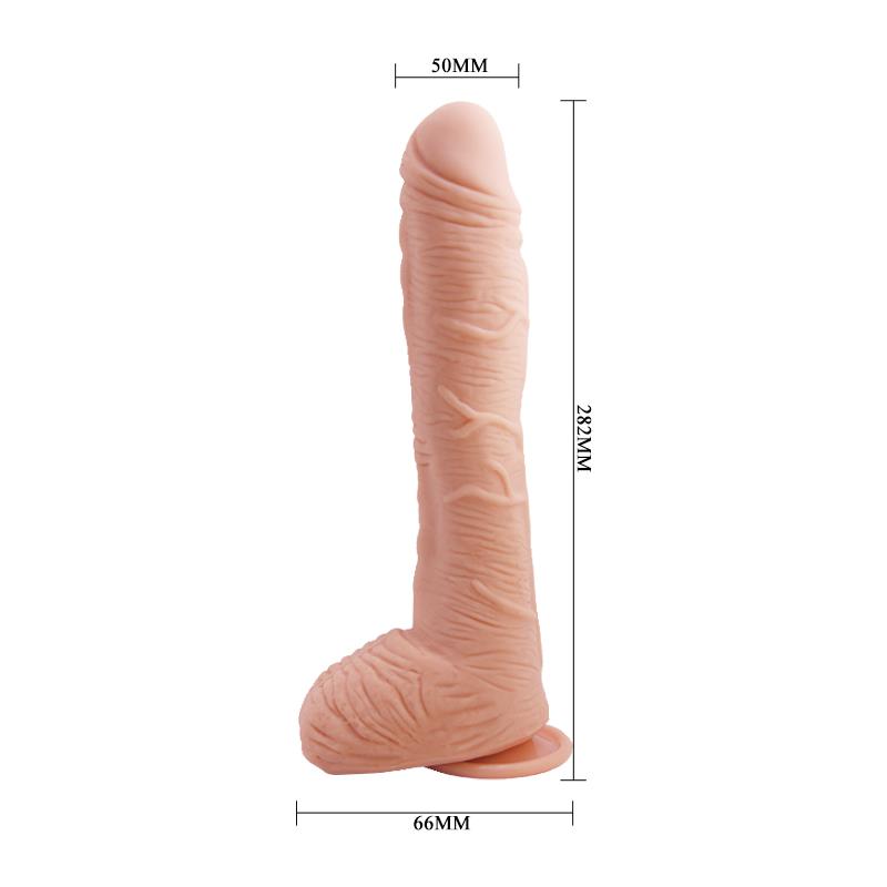 Alex Dildo con Testículos Punto G con Ventosa Natural 9