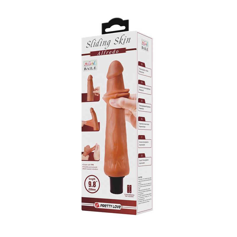 Alfredo Dildo con Piel Retractil 9,8