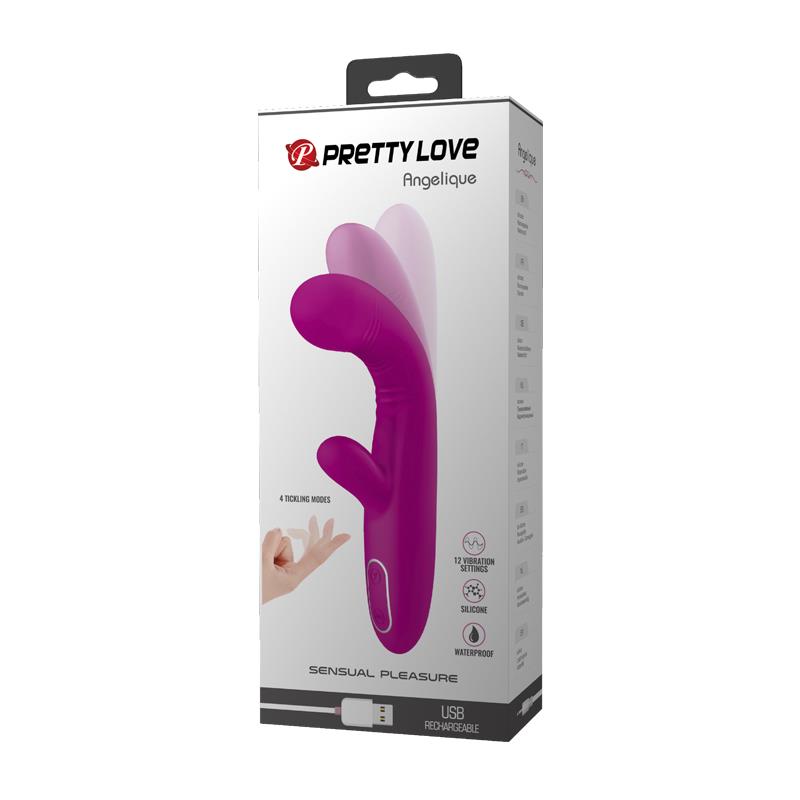 Angelique Vibrador con Movimiento Finger USB 9