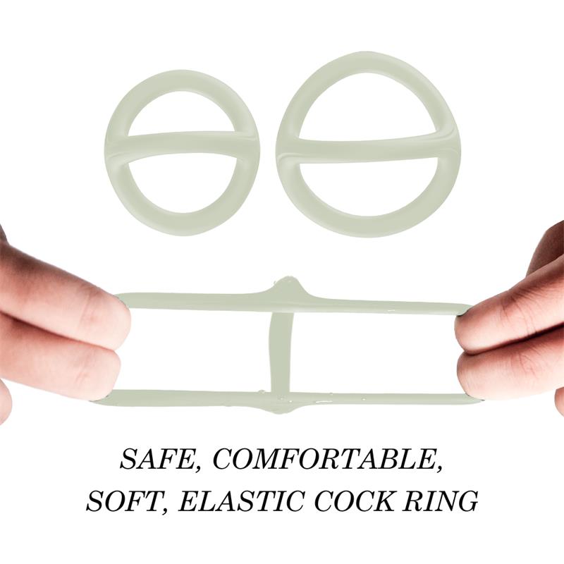 Anillo para el Pene Brilla en la Oscuridad 7