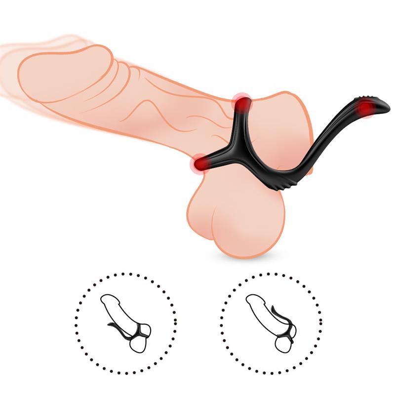 Anillo para el Pene con Estimulación Perianal 6