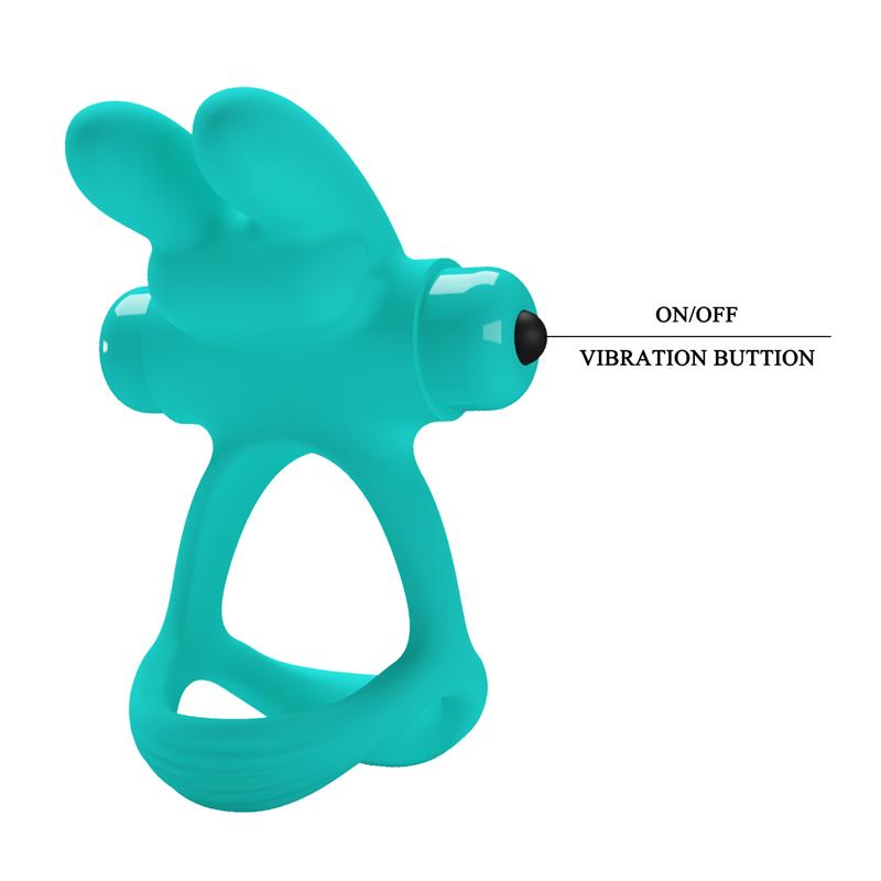 Anillo para el Pene con Vibración Passionate Dante Verde 7