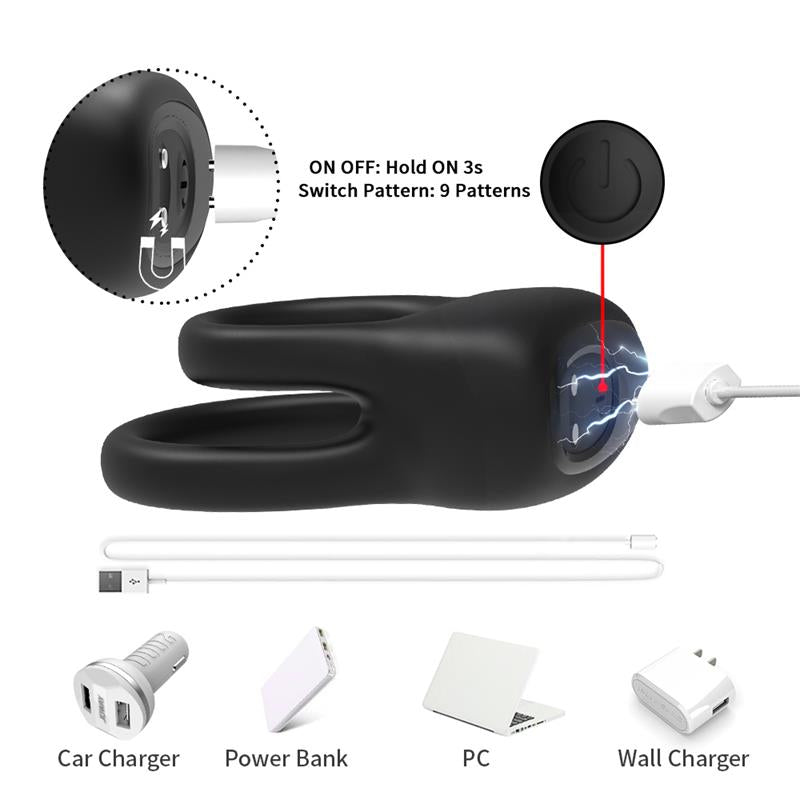 Anillo para el Pene con Vibración 8