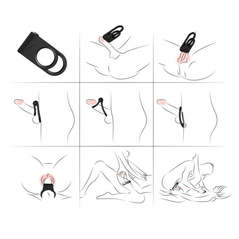 Anillo para el Pene con Vibración 8