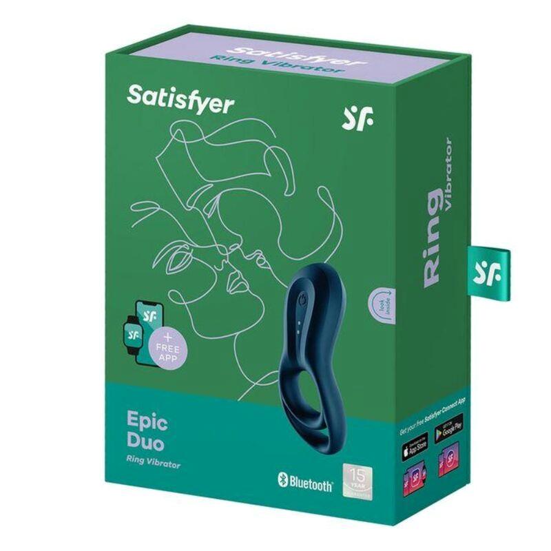 Anillo para el Pene Epic Duo con APP Satisfyer Connect 3