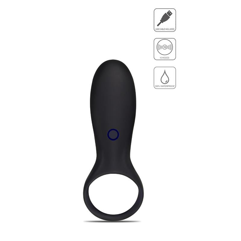 Anillo para el Pene iJoy Stamina Ring USB Negro 2