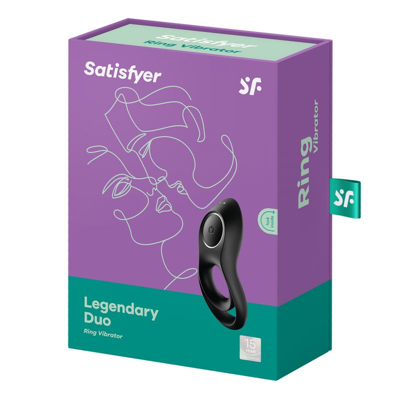Anillo para el Pene Legendary Duo USB Negro 6