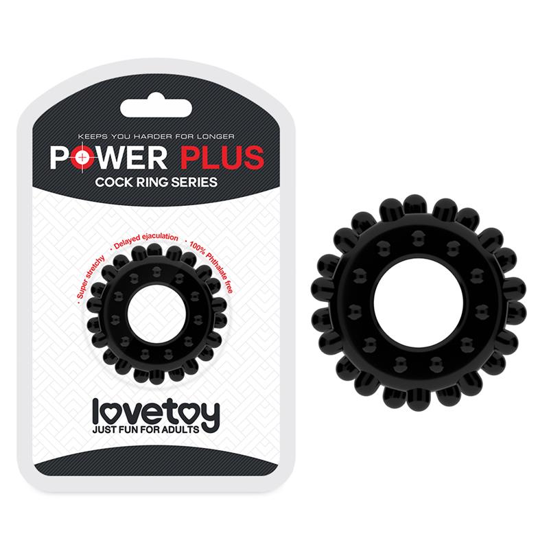 Anillo para el Pene Power Plus Negro 6