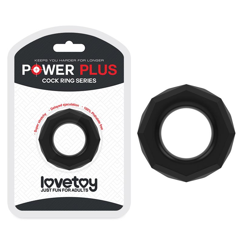 Anillo para el Pene Power Plus Negro 6