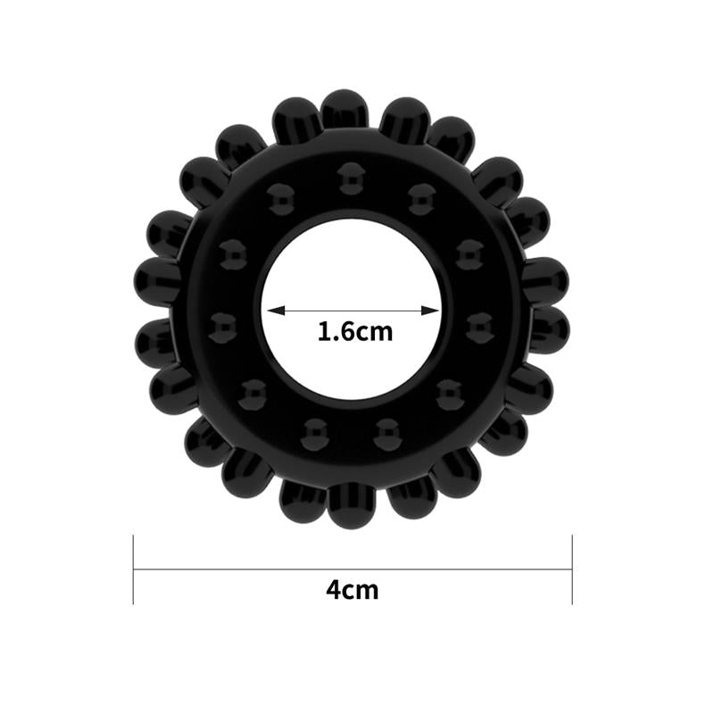 Anillo para el Pene Power Plus Negro 5
