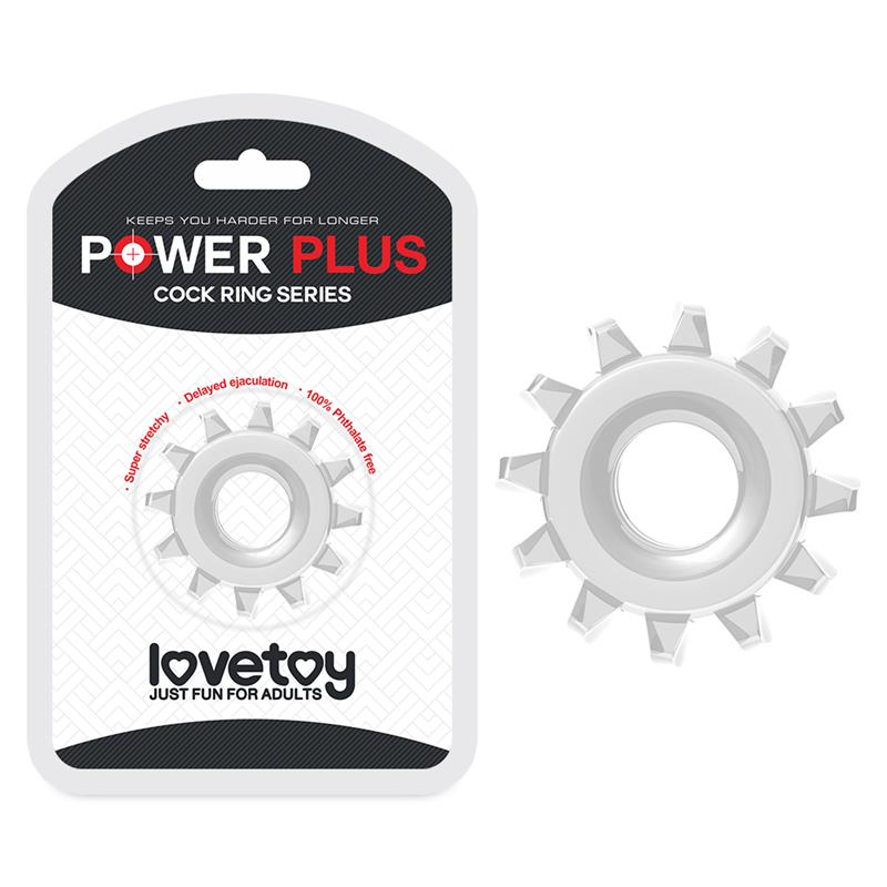 Anillo para el Pene Power Plus Transparente 6