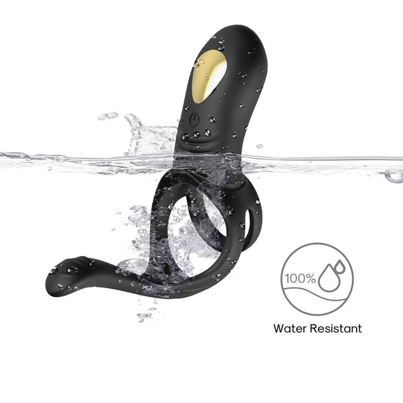 Anillo Vibrador con Estimulación Perianal 11
