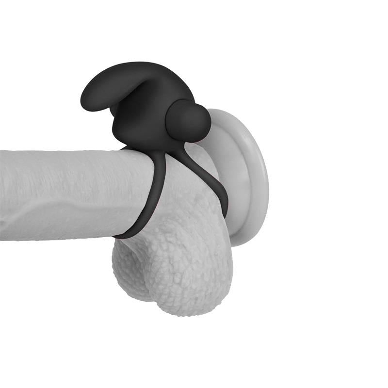 Anillo Vibrador Doble Power Clit Duo Negro 6