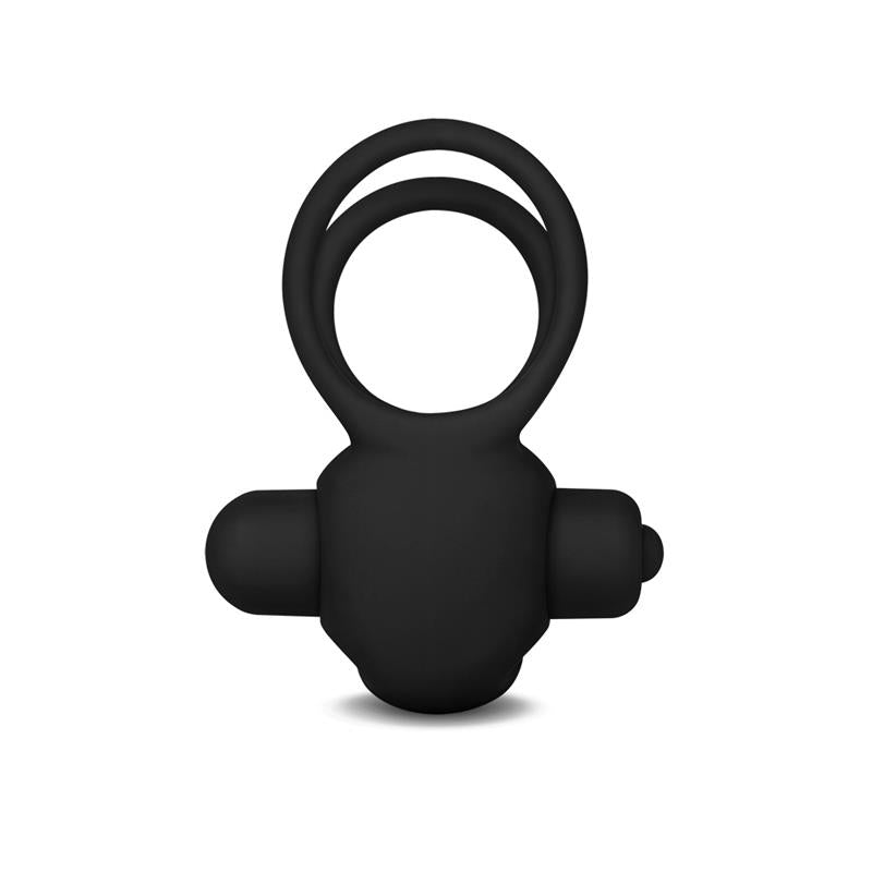 Anillo Vibrador Doble Power Clit Duo Negro 2