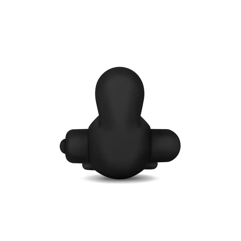Anillo Vibrador Doble Power Clit Duo Negro 4