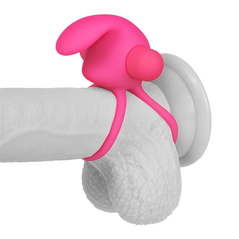 Anillo Vibrador Doble Power Clit Duo Rosa 5