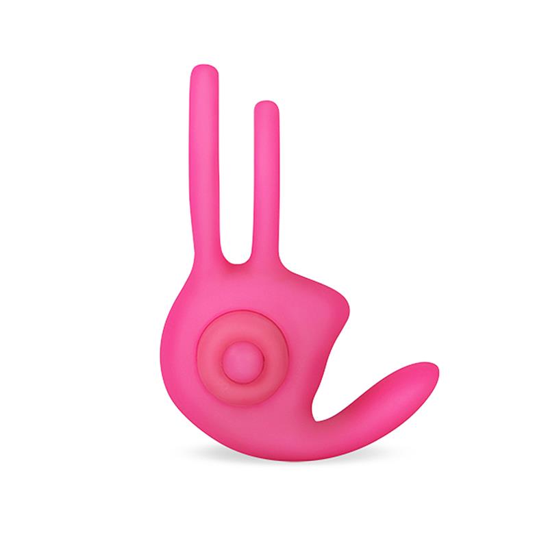 Anillo Vibrador Doble Power Clit Duo Rosa 3