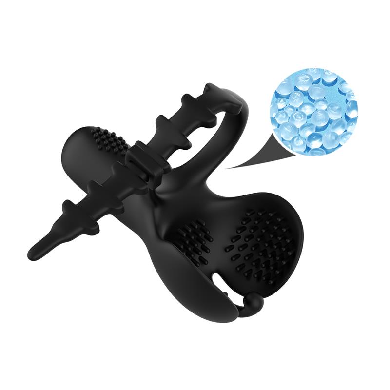 Anillo Vibrador para Pene y Testículos Ajustable 3