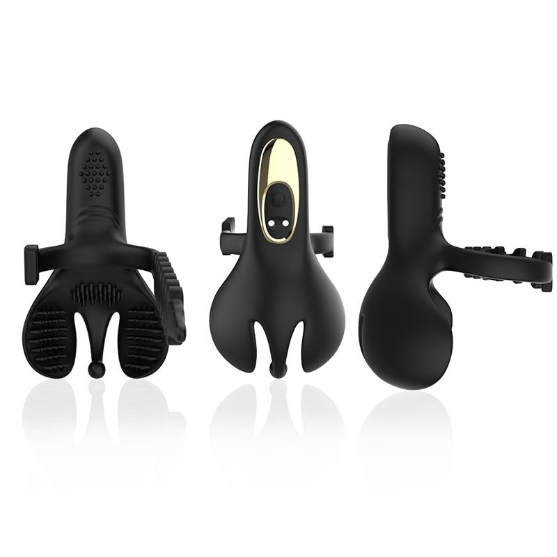 Anillo Vibrador para Pene y Testículos Ajustable 6