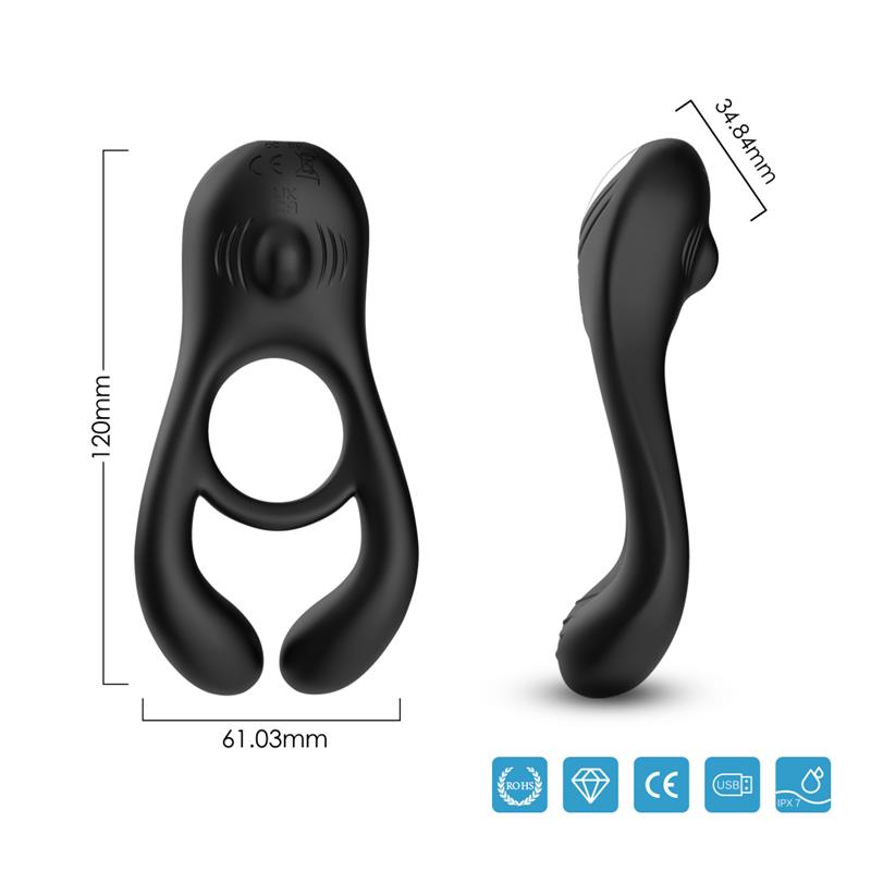 Anillo Vibrador para Pene y Testículos 12