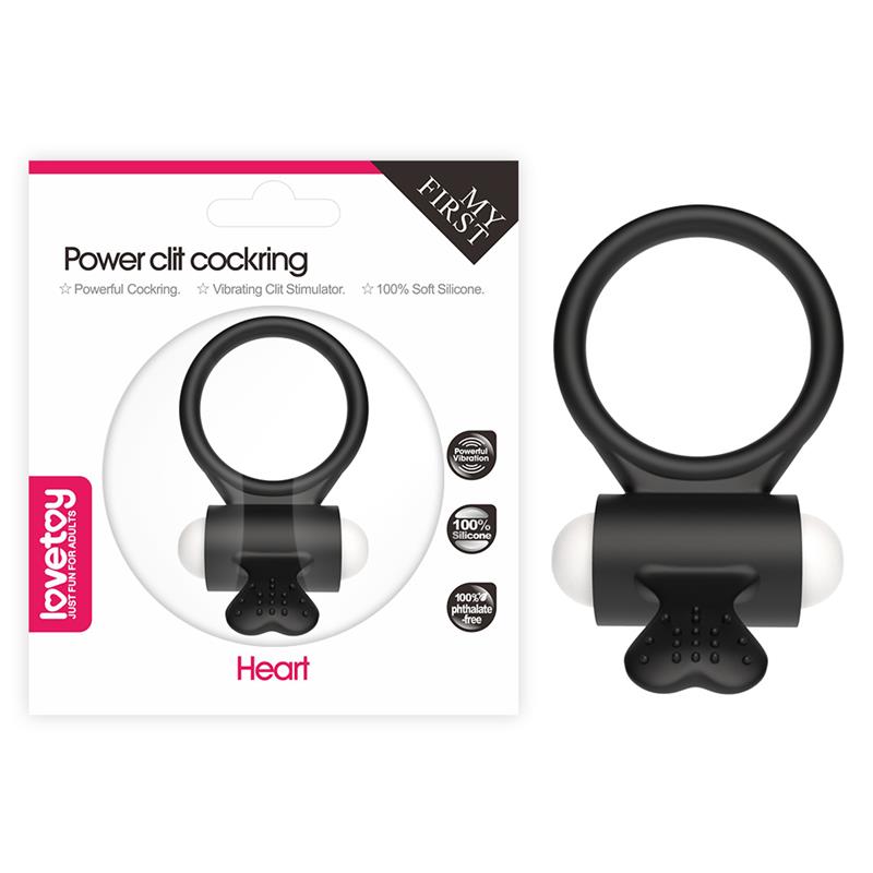 Anillo Vibrador Power Clit Negro 7