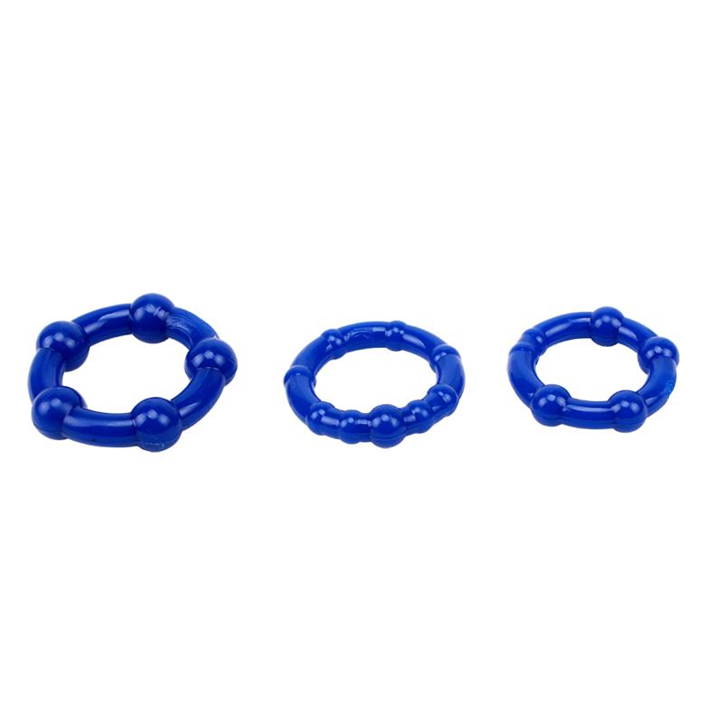 Anillos para el Pene Beaded Azul 3