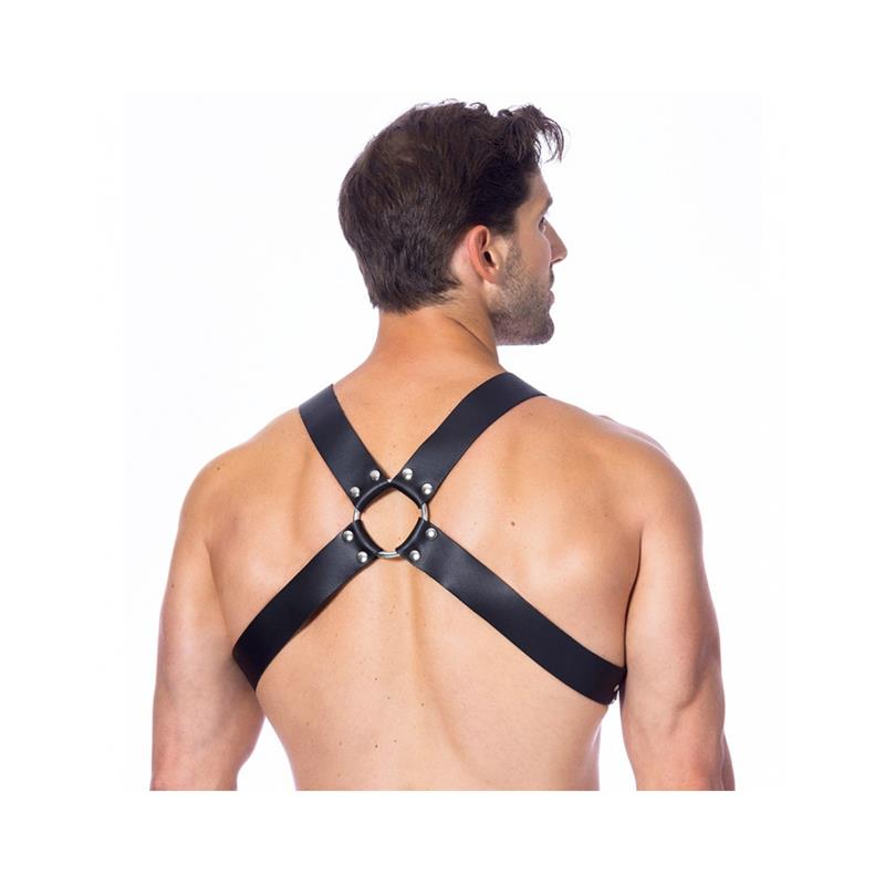 Arnés Ajustable de Cuero con Hebillas 2
