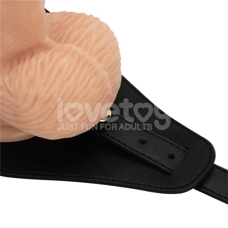 Arnés con Dildo con Vibración 9.5