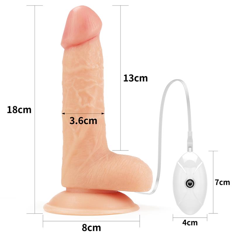 Arnés con Dildo con Vibración y Control Remoto 7.0 10