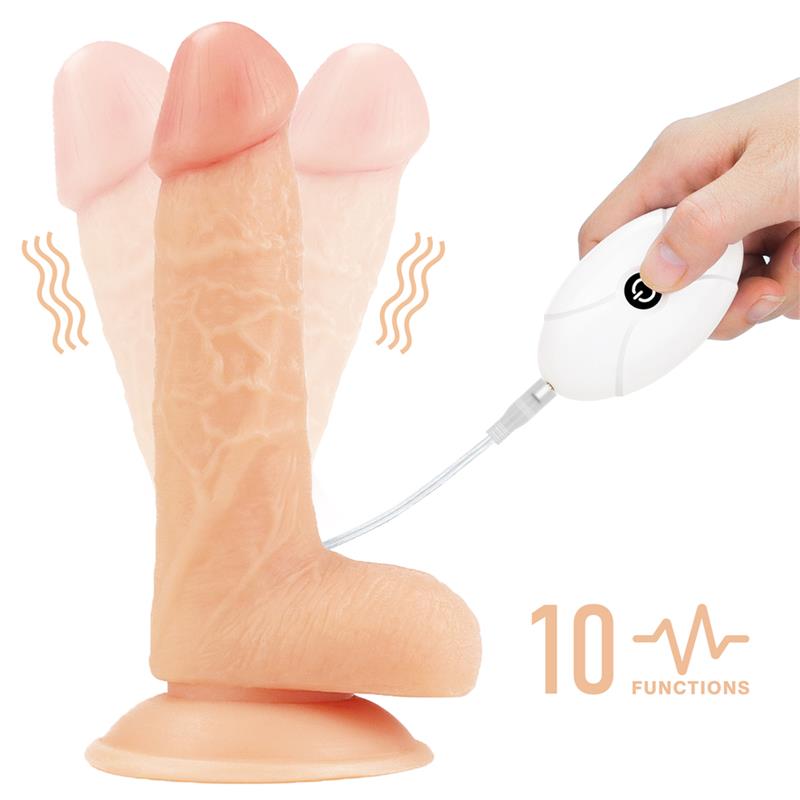Arnés con Dildo con Vibración y Control Remoto 7.0 8