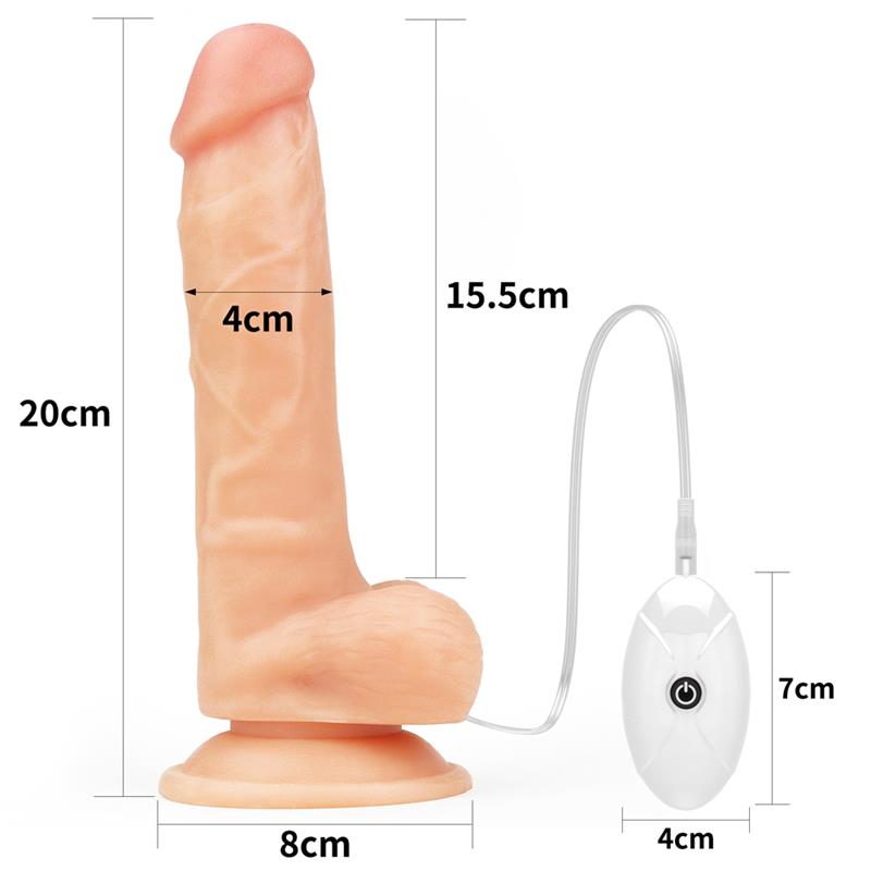 Arnés con Dildo con Vibración y Control Remoto 7.5 13