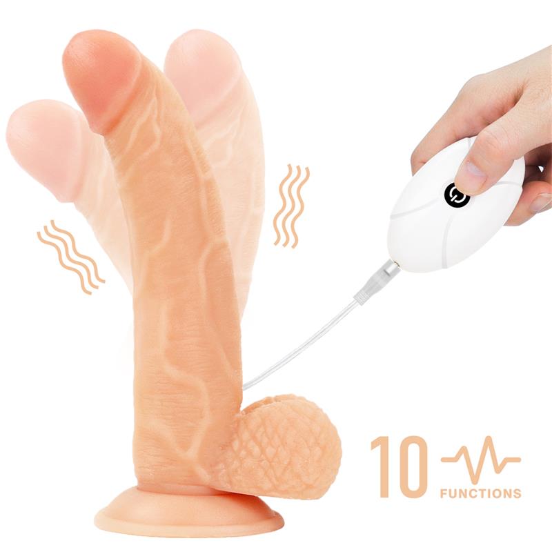 Arnés con Dildo con Vibración y Control Remoto 8.5 12