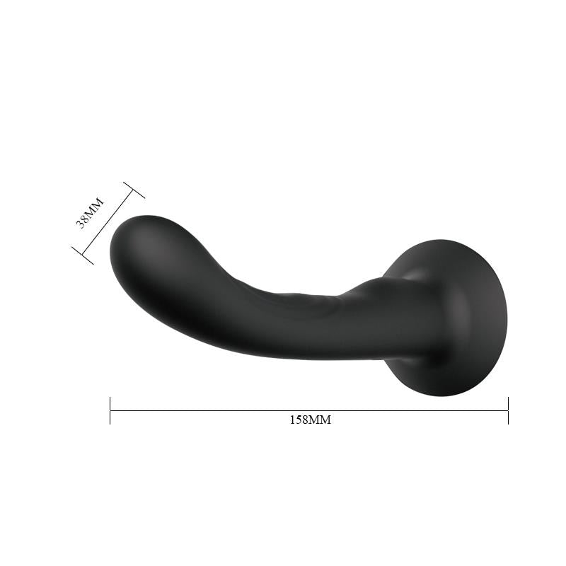 Arnés con Dildo de Silicona Negro 6