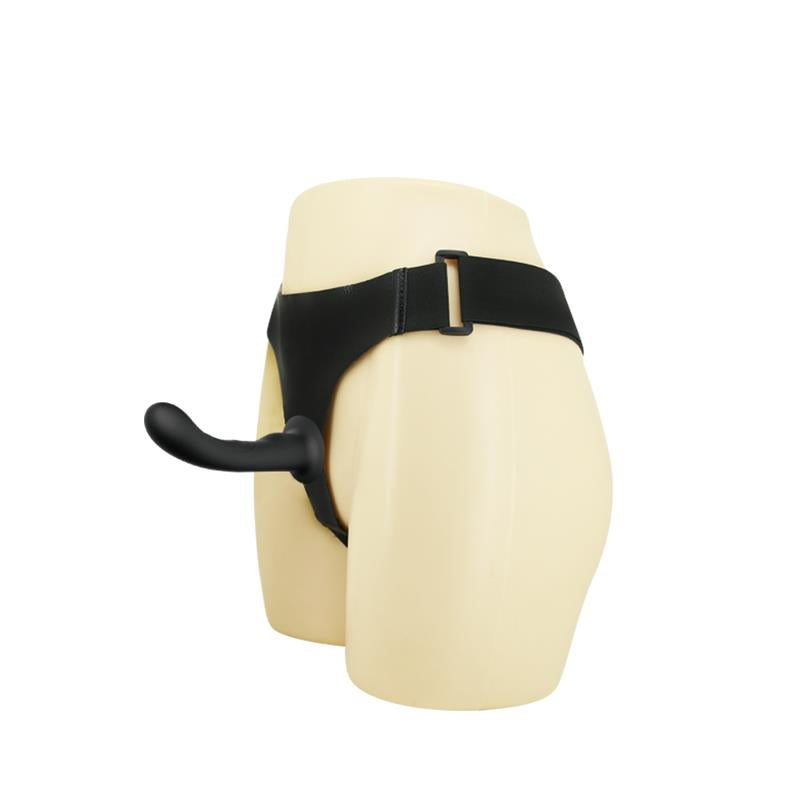 Arnés con Dildo de Silicona Negro 2