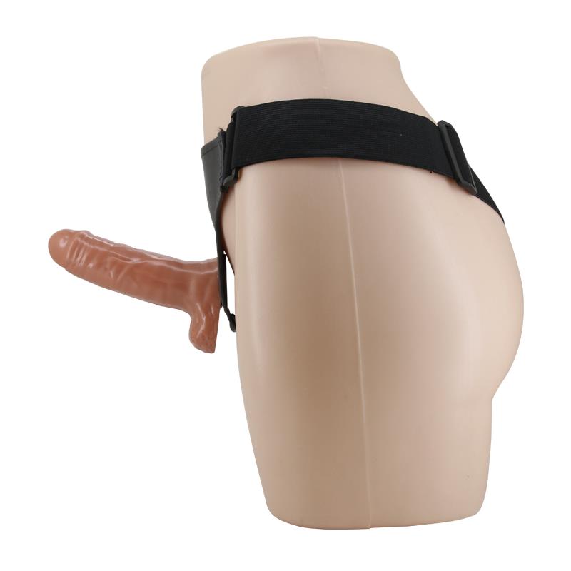 Arnés con Dildo Doble Retractil con Vibración 4