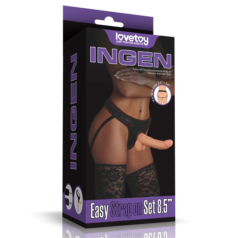 Arnés con Dildo Easy Strapon 8.5 13