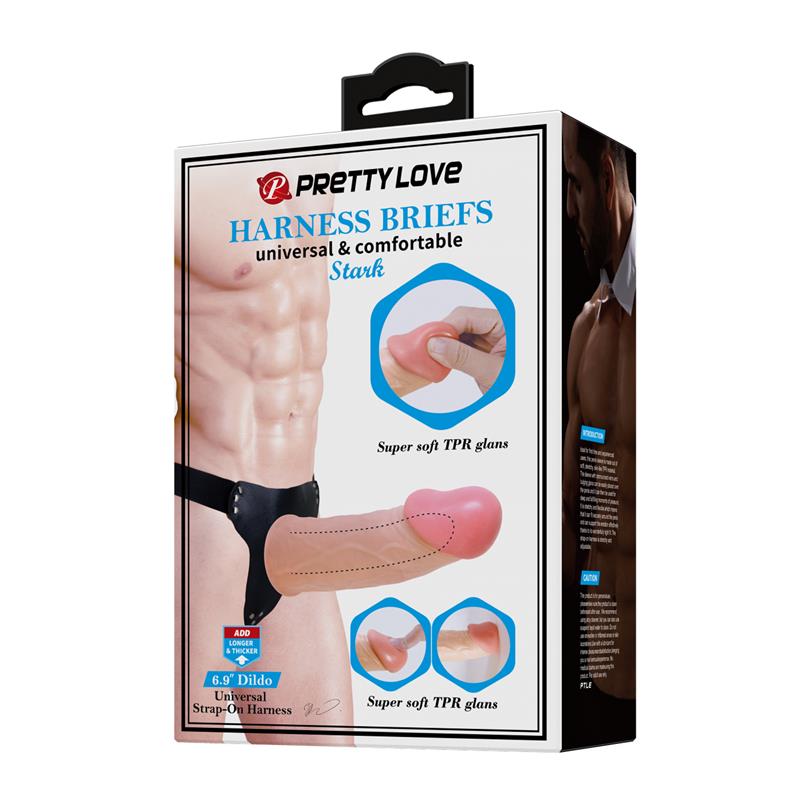 Arnés con Dildo Hueco Stark 10