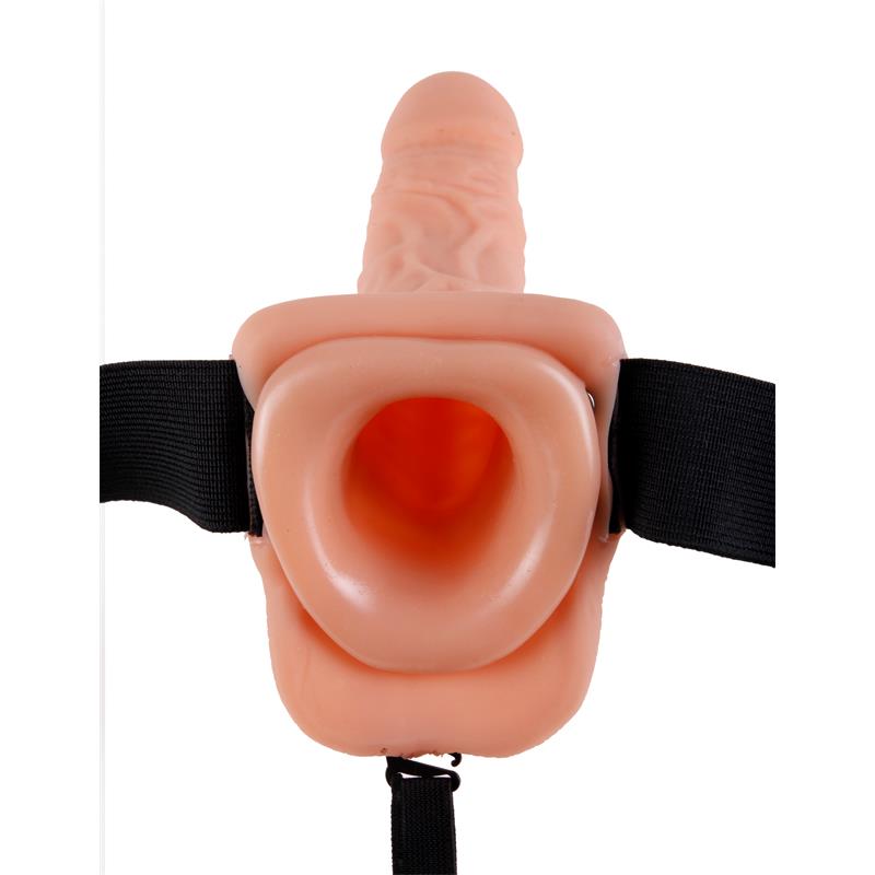 Arnés con Dildo Hueco y Vibración 7