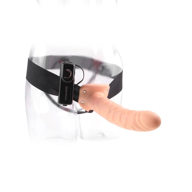 Arnés con Dildo Hueco y Vibración 8