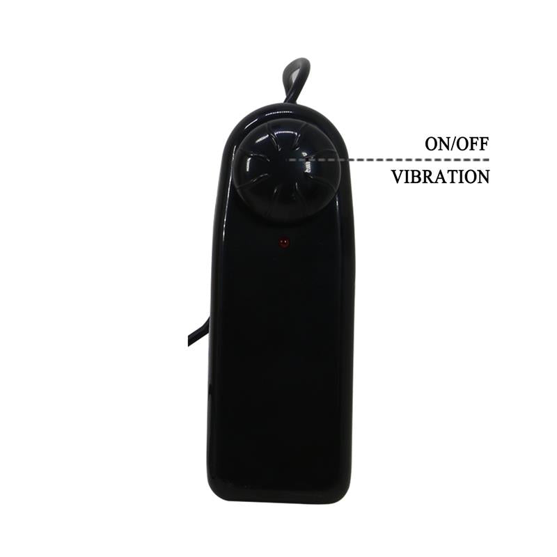 Arnés con Dildo Hueco y Vibración con Control Remoto Starks 8