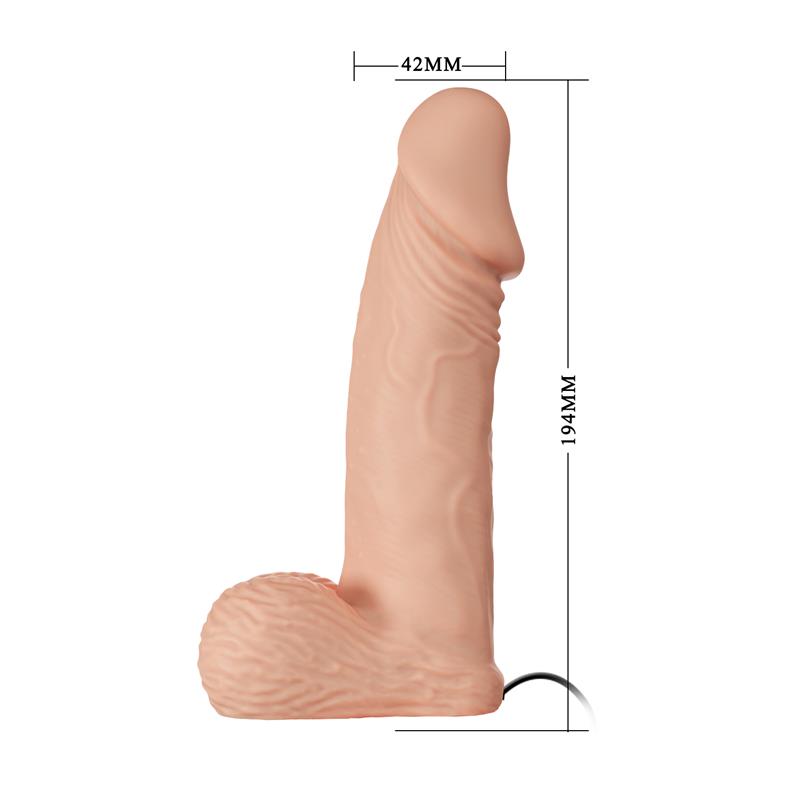 Arnés con Dildo y Vibración 7.6