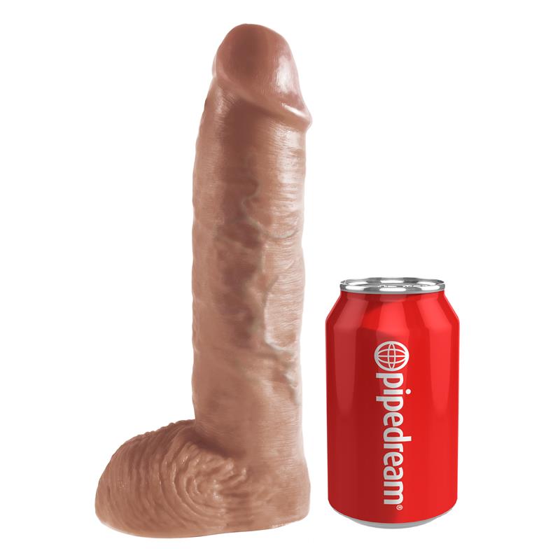 Arnés con Tirantes y Dildo Hueco 10 Bronceado