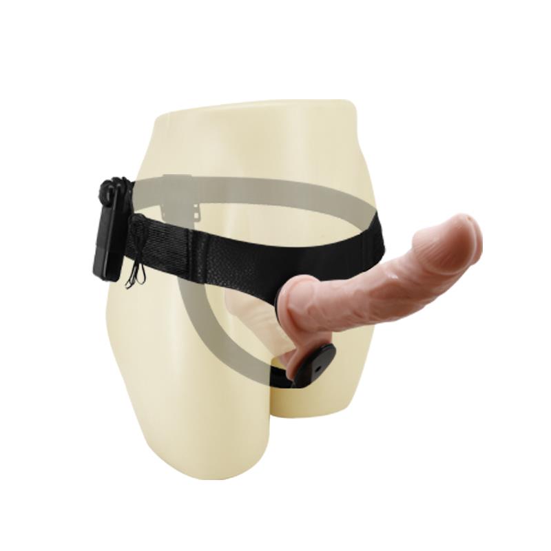 Arnés Dildo Doble con Vibración Natural 4