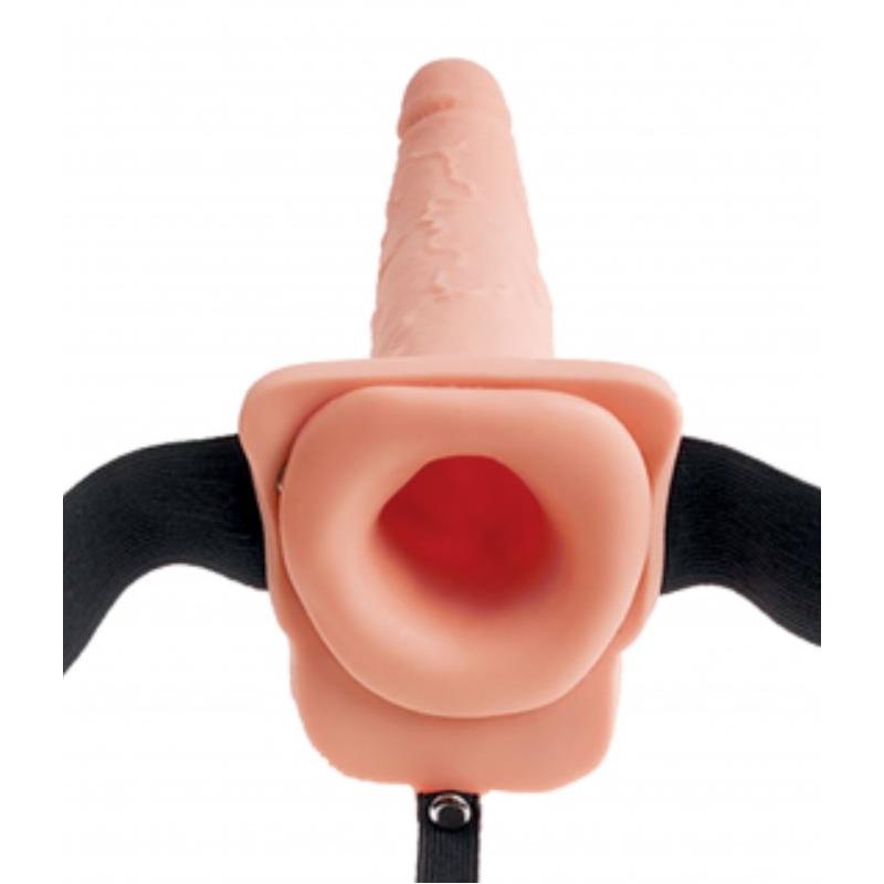 Arnes Elastico con Dildo Hueco 9 Funcion Squirting Natural 2