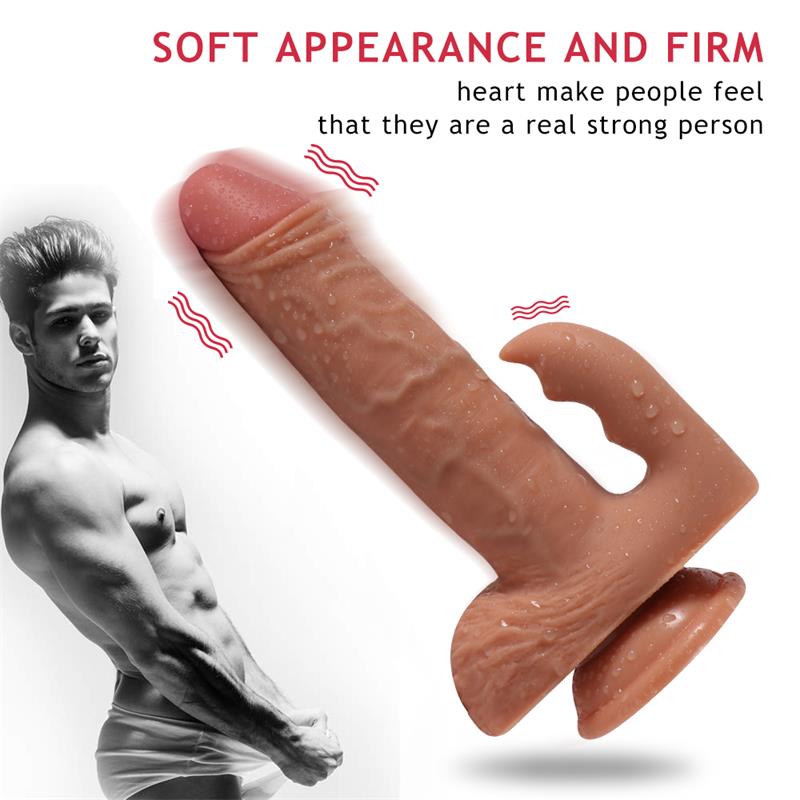 Austin Dildo con 10 Modos de Vibración y Estimulador de Clítoris 3
