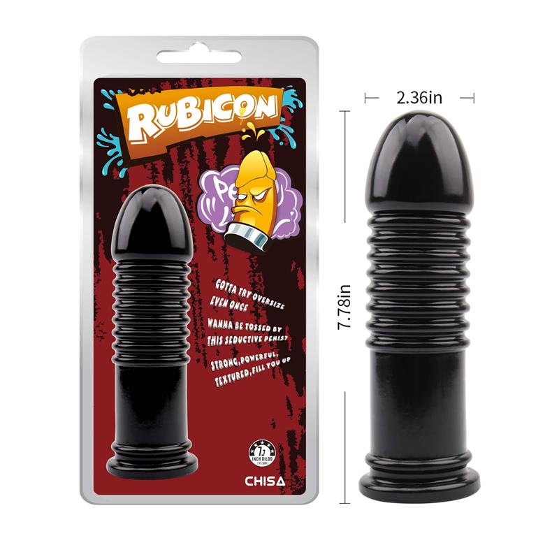 Backdoor Buddy Dildo Anal 7.7 - 19.5cm Negro