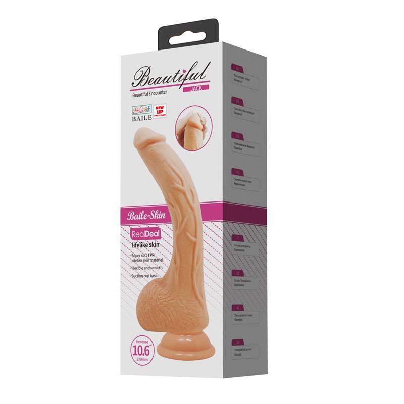 Baile Dildo con Ventosa y Vibración 10