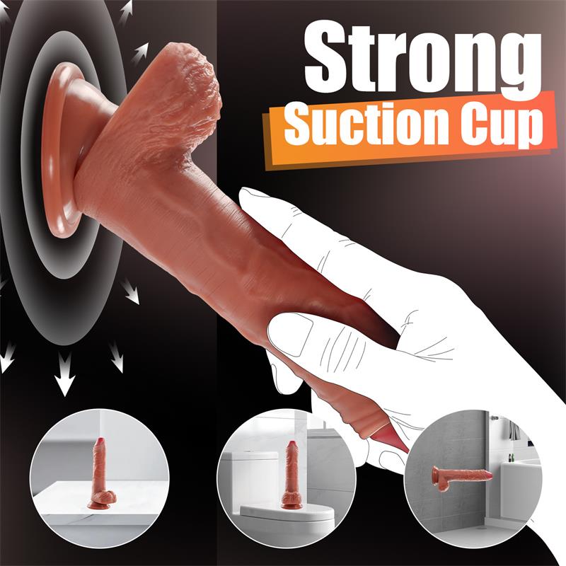 Baird Dildo con Thrusting y Vibración 8.07